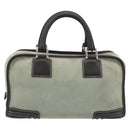 LOEWE Amazona 28 Hand Bag Suede Gray Brown Auth yk20662V-3