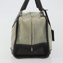 LOEWE Amazona 28 Hand Bag Suede Gray Brown Auth yk20662V-5
