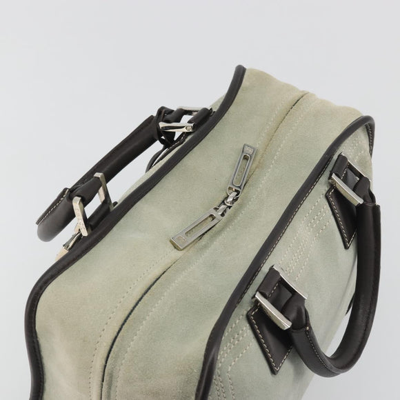 LOEWE Amazona 28 Hand Bag Suede Gray Brown Auth yk20662V