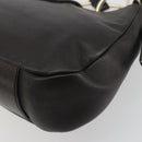 SAINT LAURENT Chain Shoulder Bag Leather Brown Gold Tone 138957 Auth yk20663SAM-13