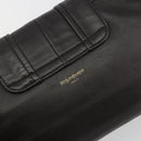 SAINT LAURENT Chain Shoulder Bag Leather Brown Gold Tone 138957 Auth yk20663SAM-16
