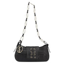 SAINT LAURENT Chain Shoulder Bag Leather Brown Gold Tone 138957 Auth yk20663SAM-2