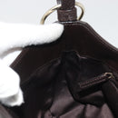 SAINT LAURENT Chain Shoulder Bag Leather Brown Gold Tone 138957 Auth yk20663SAM-21