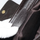 SAINT LAURENT Chain Shoulder Bag Leather Brown Gold Tone 138957 Auth yk20663SAM-24