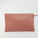 FENDI Studs Mamma Baguette Shoulder Bag Leather Pink Gold Tone Auth yk20664SAM-22