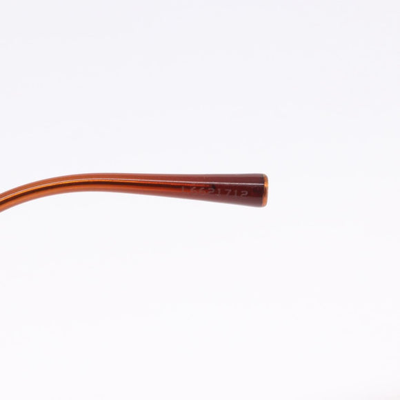 CHANEL Sunglasses Metal Brown Gold Tone CC Auth yk20670M