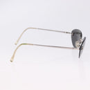 CHANEL Sunglasses Metal Silver CC Auth yk20671-6
