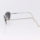 CHANEL Sunglasses Metal Silver CC Auth yk20671-8