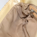 FENDI Tweed Beads Mamma Baguette Shoulder Bag Gold Silver 8BR000 Auth yk20672SAM-20
