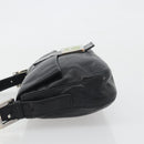 FENDI Mamma Baguette Shoulder Bag Leather Black Silver Auth yk20676SAM-4