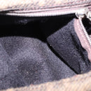 FENDI Zucca Mamma Baguette Shoulder Bag Wool Brown Silver Auth yk20677SAM-24