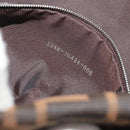 FENDI Zucca Canvas Mamma Baguette Shoulder Bag Brown Silver Auth yk20678SAM-24