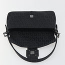 FENDI Zucchino Canvas Mamma Baguette Shoulder Bag Black 8BR000 Auth yk20682SAM-16
