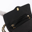 CHANEL Matelasse 28 Chain Hand Bag Lamb Skin Paris Limited Black Auth yk20684SAM-16