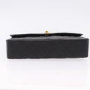 CHANEL Matelasse 28 Chain Hand Bag Lamb Skin Paris Limited Black Auth yk20684SAM-9
