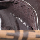 FENDI Zucca Canvas Mamma Baguette Shoulder Bag Brown Silver Auth yk20686SAM-25