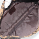 FENDI Zucca Canvas Mamma Baguette Shoulder Bag Brown Silver Auth yk20687SAM-19