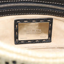 FENDI Celleria Flower Embroidery Straw Mamma Baguette 8BR101 Auth yk20689SM-14