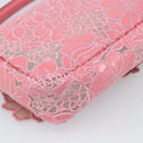 FENDI Flower Mamma Baguette Shoulder Bag Patent 2way Pink 8BR600 Auth yk20690SAM-15