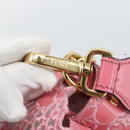 FENDI Flower Mamma Baguette Shoulder Bag Patent 2way Pink 8BR600 Auth yk20690SAM-16