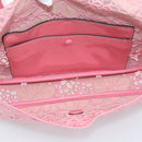 FENDI Flower Mamma Baguette Shoulder Bag Patent 2way Pink 8BR600 Auth yk20690SAM-17