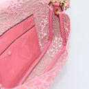 FENDI Flower Mamma Baguette Shoulder Bag Patent 2way Pink 8BR600 Auth yk20690SAM-18