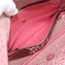 FENDI Flower Mamma Baguette Shoulder Bag Patent 2way Pink 8BR600 Auth yk20690SAM-20
