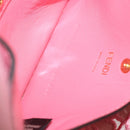 FENDI Flower Mamma Baguette Shoulder Bag Patent 2way Pink 8BR600 Auth yk20690SAM-21
