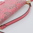 FENDI Flower Mamma Baguette Shoulder Bag Patent 2way Pink 8BR600 Auth yk20690SAM-7