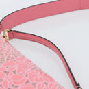 FENDI Flower Mamma Baguette Shoulder Bag Patent 2way Pink 8BR600 Auth yk20690SAM-8