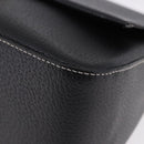 FENDI Mamma Baguette Shoulder Bag Leather Black Gold Tone Auth yk20691SAM-11