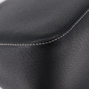 FENDI Mamma Baguette Shoulder Bag Leather Black Gold Tone Auth yk20691SAM-12