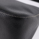 FENDI Mamma Baguette Shoulder Bag Leather Black Gold Tone Auth yk20691SAM-13