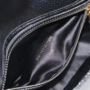 FENDI Mamma Baguette Shoulder Bag Leather Black Gold Tone Auth yk20692SM-11