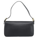 FENDI Mamma Baguette Shoulder Bag Leather Black Gold Tone Auth yk20692SM-2