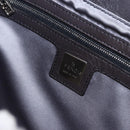 FENDI Mamma Baguette Shoulder Bag Beads Navy Silver Auth yk20696SAM-19