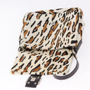 FENDI Leopard Mamma Baguette Shoulder Bag Harako White Silver Auth yk20700SAM-20