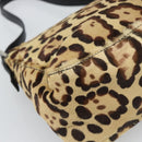 FENDI Mamma Baguette Shoulder Bag Harako leather Brown Silver Auth yk20701SAM-13