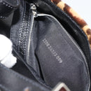 FENDI Mamma Baguette Shoulder Bag Harako leather Brown Silver Auth yk20701SAM-22