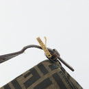 FENDI Zucca Canvas Mamma Baguette Shoulder Bag Brown Gold Tone Auth yk20702SAM-14