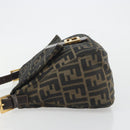 FENDI Zucca Canvas Mamma Baguette Shoulder Bag Brown Gold Tone Auth yk20702SAM-5