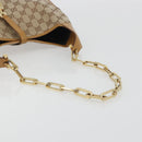 GUCCI GG Canvas Jackie Chain Shoulder Bag Beige Gold 001-4015 Auth yk20704SAV-7