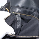 FENDI Zucca Mamma Baguette Bag Leather 2way Black Gold 8BH600 Auth yk20707SAM-22