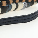 FENDI Mamma Baguette Bag Wool Sequin Metal Multicolor Gold Auth yk20710SM-8