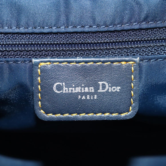 Christian Dior Saddle Bag Wool Sequins Multicolor Silver Auth yk20712SM