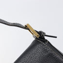 FENDI Mamma Baguette Shoulder Bag Leather Black Gold Auth yk20713M-19