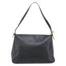 FENDI Mamma Baguette Shoulder Bag Leather Black Gold Auth yk20713M-2