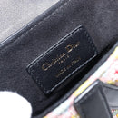 Christian Dior Saddle Bag Hand Bag beads Multicolor Gold Auth yk20714SAM-20
