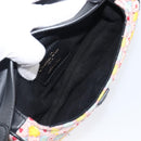 Christian Dior Saddle Bag Hand Bag beads Multicolor Gold Auth yk20714SAM-10