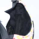 Christian Dior Saddle Bag Hand Bag beads Multicolor Gold Auth yk20714SAM-21